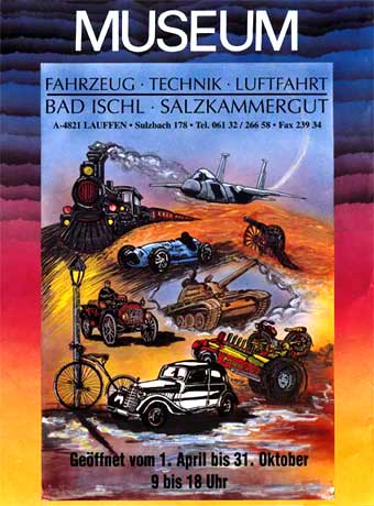 Fahrezug Museum Bad Ischl - Poster